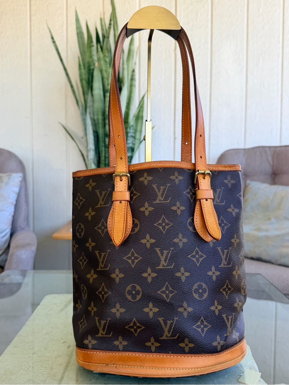 Louis Vuitton Bucket PM Monogram W/ Wrinkles Lining💝💝💝